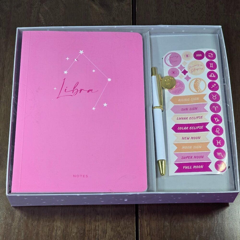 Gartner Studios Libra Astrology Casebound Flex Journal Set, 5.75x8.125, 96 Sheet - Picture 2 of 4